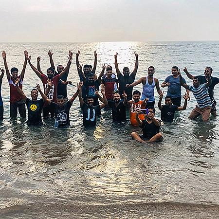 Enjoying holiday - Color Clipping