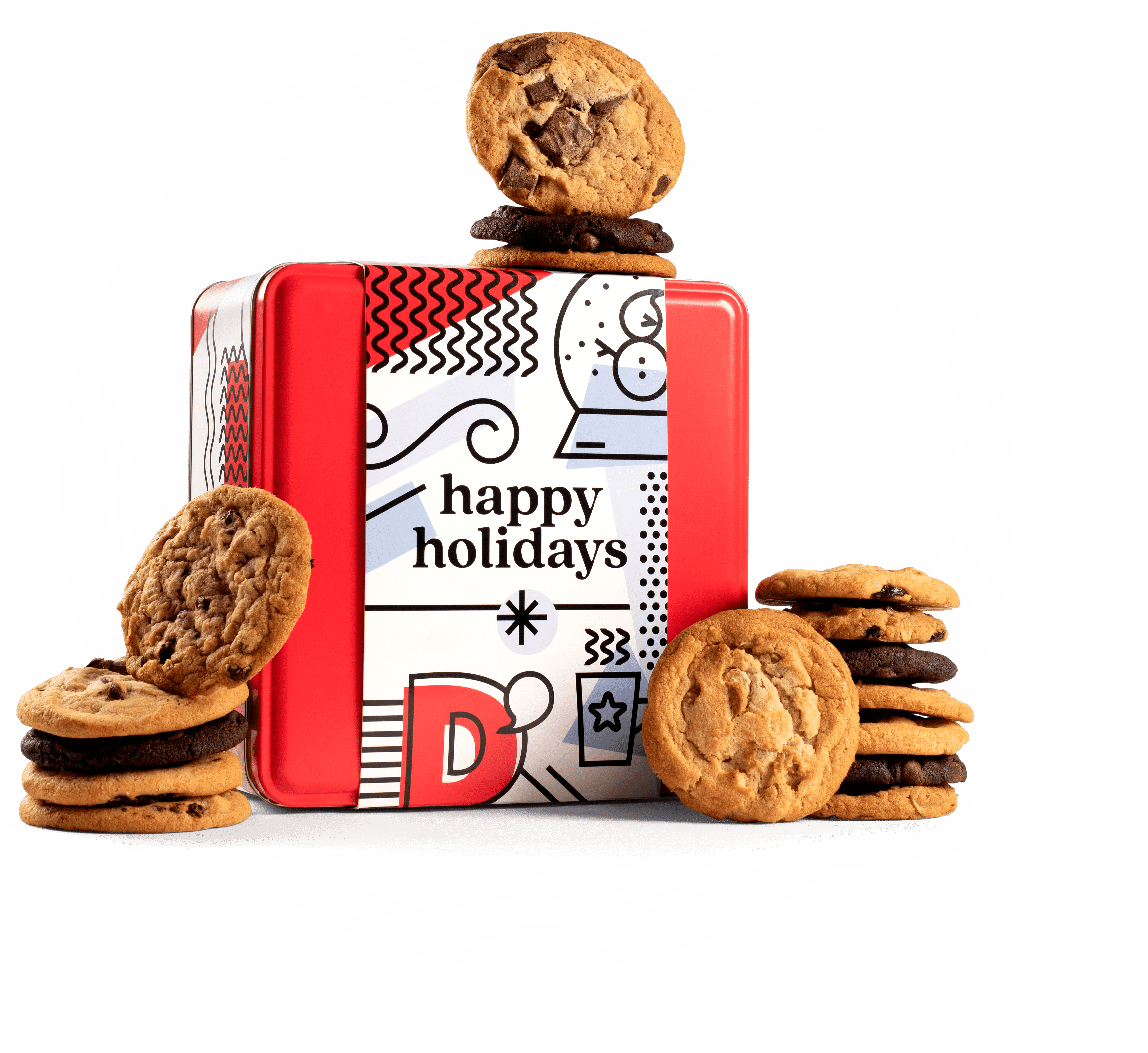 Koekje met doos - Retoucheren van productfoto's door Color Clipping
