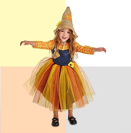 Kid Net Dress med pelsmaskering Prøve etter Color Clipping