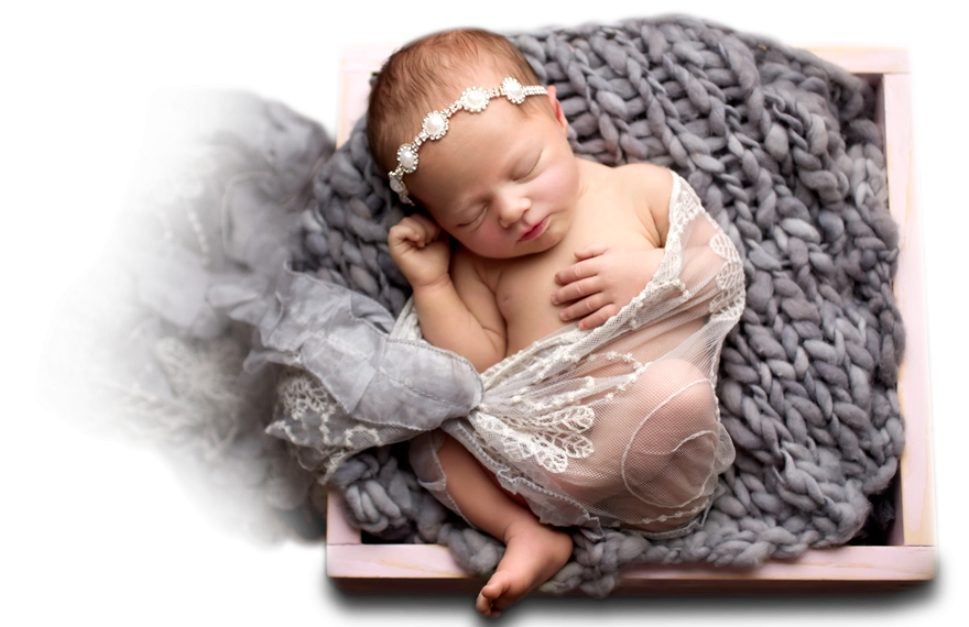Pasgeboren babyfotobewerkingsservice door Color Clipping