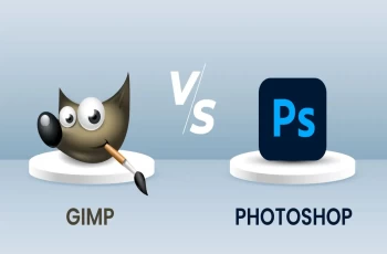 GIMP vs. Photoshop | Was ist im Jahr 2024 besser für Sie? Feature-Bild
