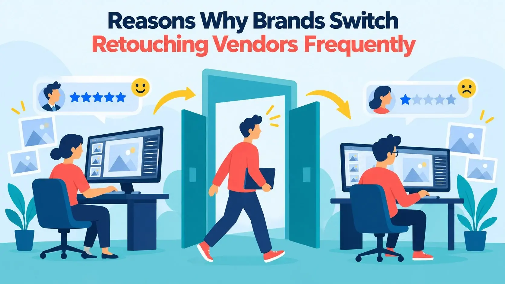5 Reasons Why Brands Switch Retouching Vendors Frequently Feature Image