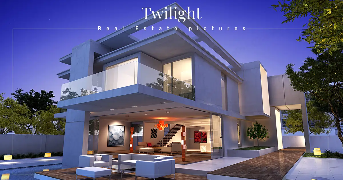 Scatta la migliore immagine caratteristica delle foto di Twilight nel settore immobiliare