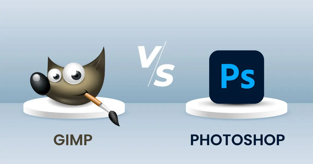 GIMP vs. Photoshop | Was ist im Jahr 2024 besser für Sie? Feature-Bild