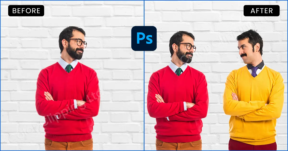 Hoe u iemand in een afbeelding kunt Photoshoppen in Adobe Photoshop Feature Image