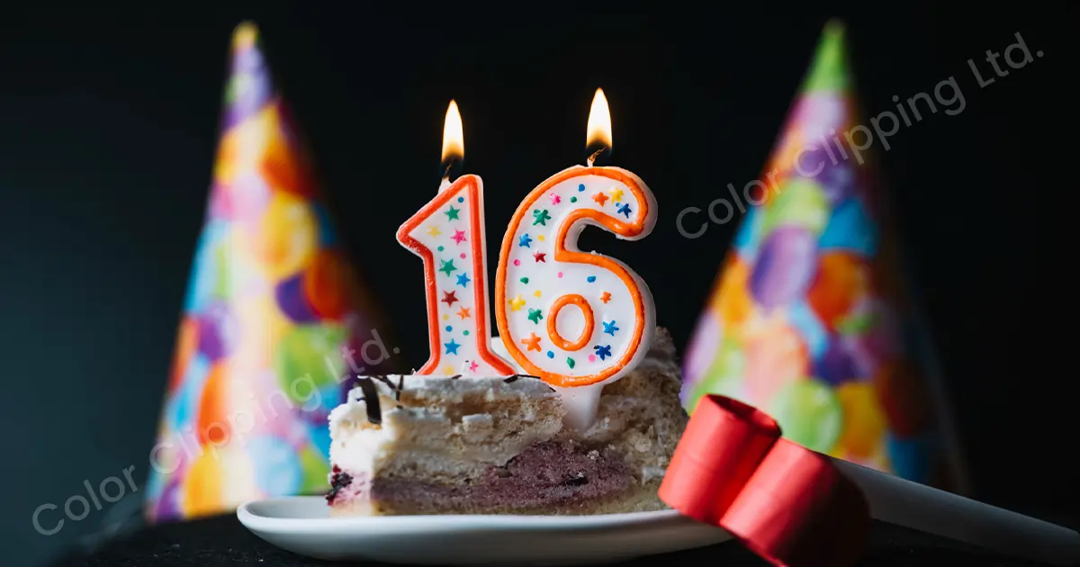 16 נרות ליום הולדת 16