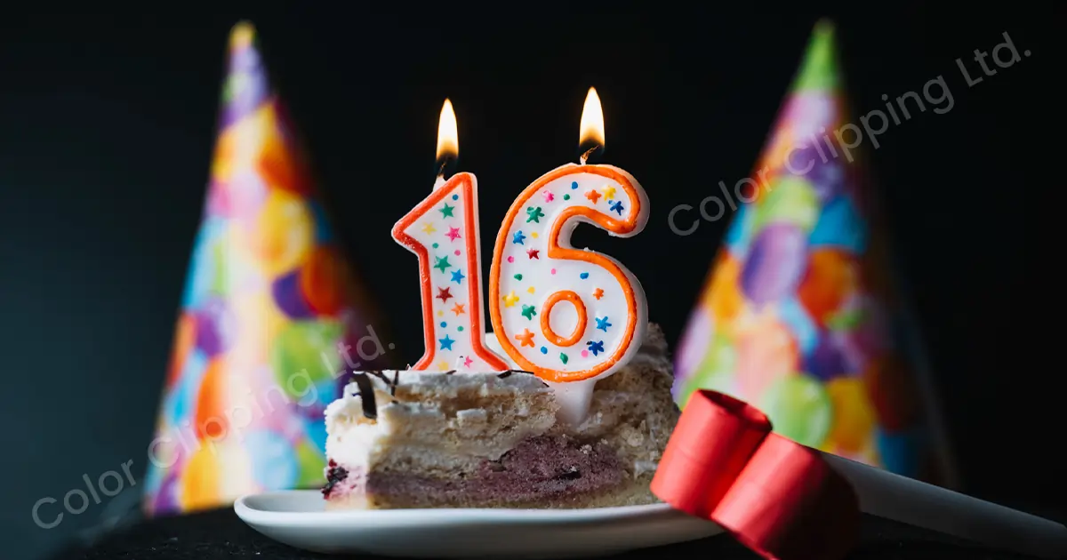 16 velas para aniversário de 16 anos