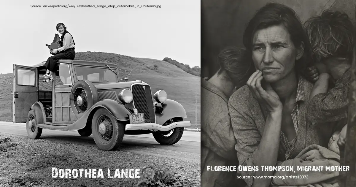 Η Dorothea Lange