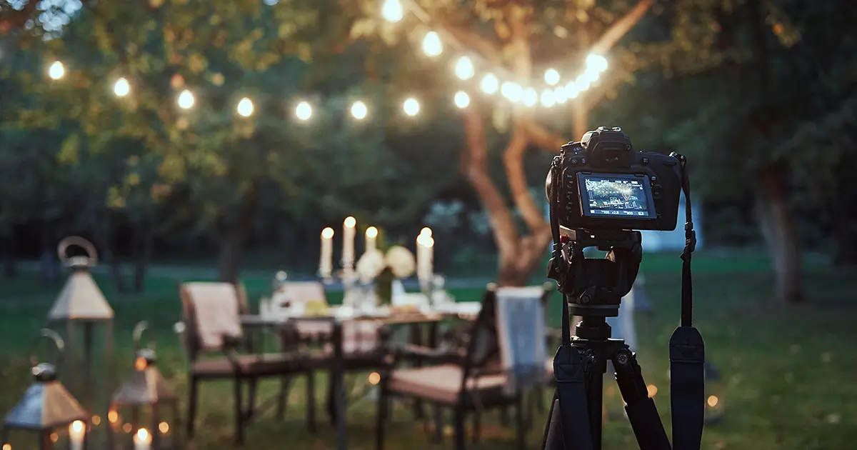 Equipamento para as melhores fotos de imóveis em Crepúsculo