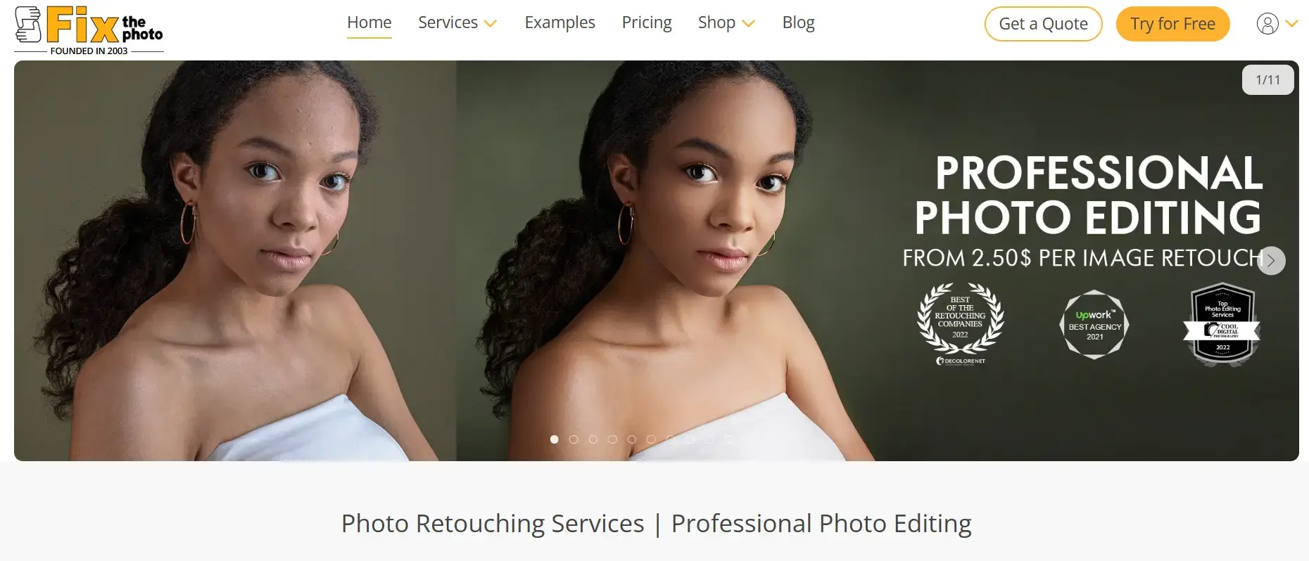 photo retouching