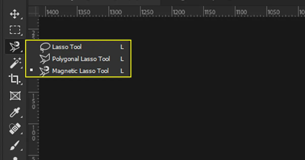 Types d'outil Lasso