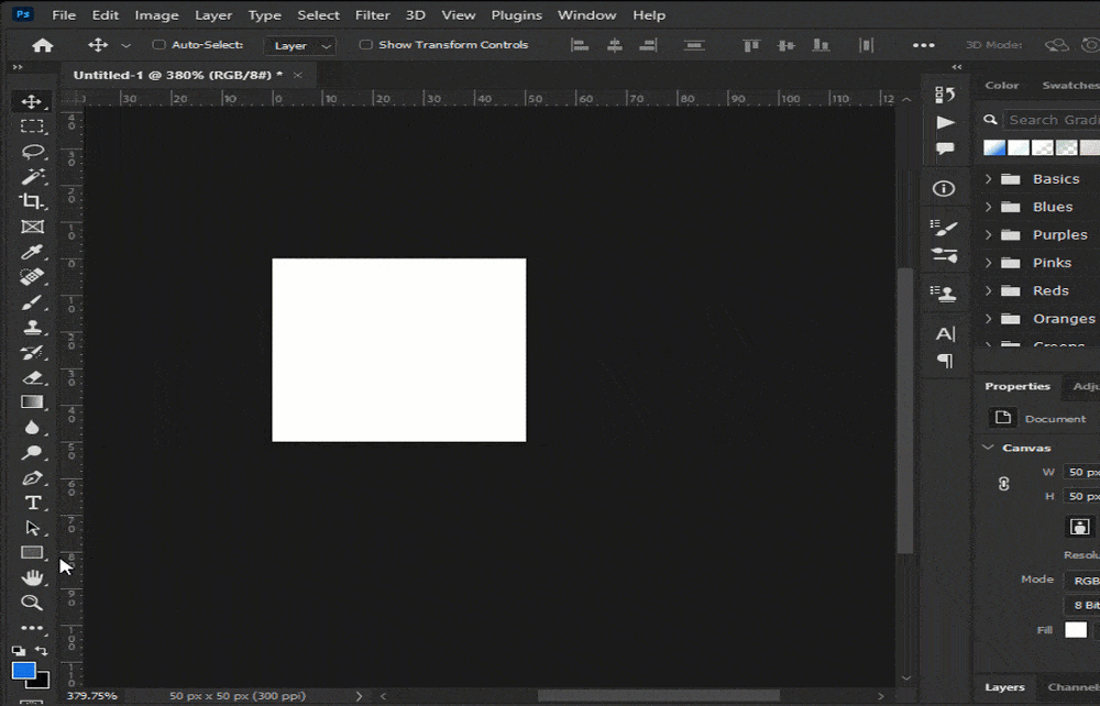 Hogyan készítsünk saját négyzet alakú ecsetet a Photoshopban – 7. lépés