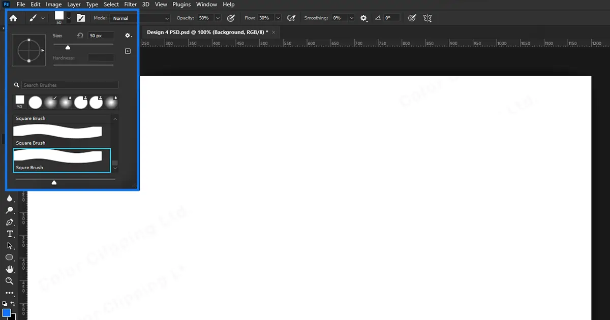 How to Create Your Own Square Brush in Photoshop step-9