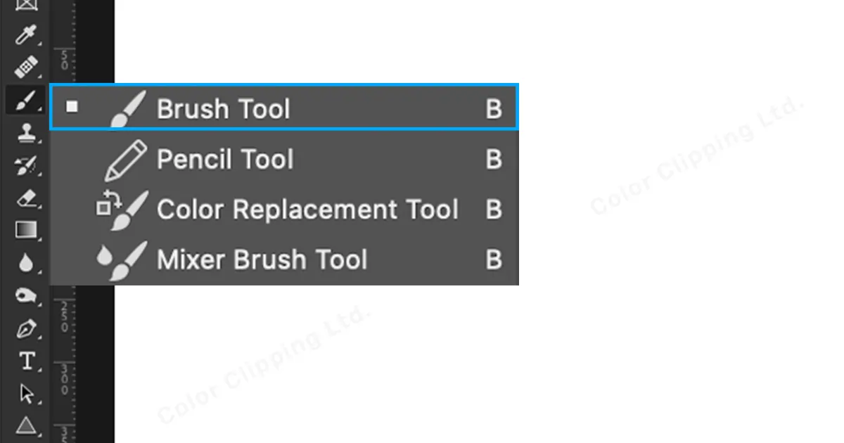 Select the Brush Tool